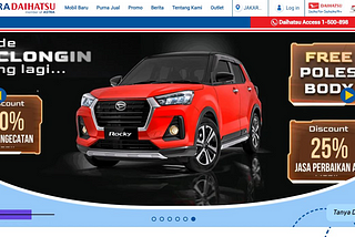 Redesign Astra Daihatsu Website