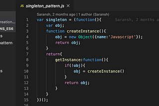 Node.js : Design patterns in javascript(ES6)