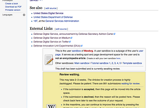 Wikipedia: Defense Digital Service