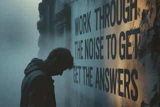 Work Through the Noise to Get the Answers” — A Journey Through Emotion, Wisdom, and Clarity🕊️