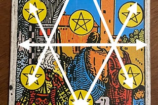 The Seal of Saturn on the 10 of Pentacles tarot card Enhances its Manifestation properties!