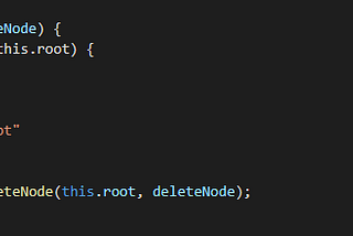 Binary Search Tree (Delete operation) using Javascript.