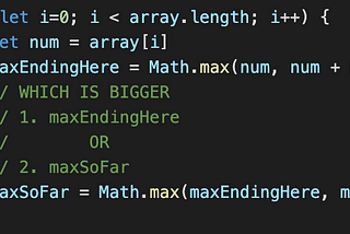 Annotated Algorithms: Kadane’s Algorithm