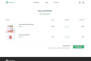 Online Shop with Django and React: Shopping Cart