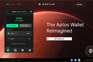 Mint NFTs on Aptos using Martian wallet