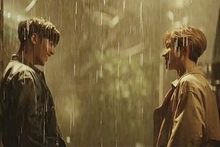 How about we kiss in the rain?