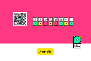 QRCode + frise d’accessibilité Picto Access