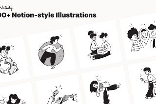 Best Notion Style Illustrations and Icon Sets