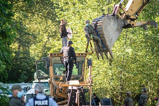 Safety first …unless it’s the planet, or the RCMP work site at Fairy Creek