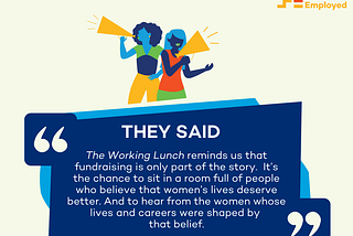 “They Said” Meet Our 2026 The Working Lunch Testimonial Speakers