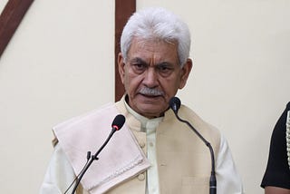 Manoj Sinha — Lieutenant Governor of indian Settler Colonialism in Kashmir