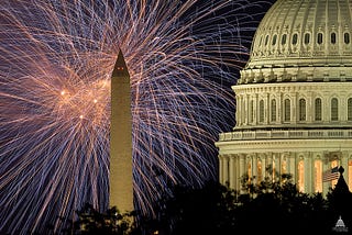 Fireworks over Washington D.C.