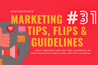 Marketing Tip 31.
