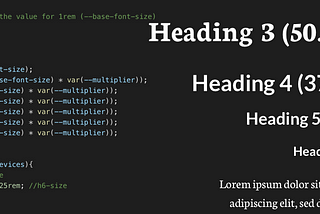 Modular and Dynamic Type Scales with Plain CSS