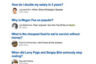 Every Morning I Awake from Deep Slumber, Thankful that Quora Exists, to Answer All of the…