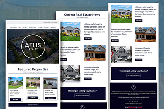 Real Estate Mailchimp Newsletter Email Template design.