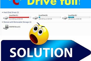 Extend C drive size without format your PC