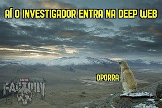 Por que "investigar a deep/dark web" é problemático?