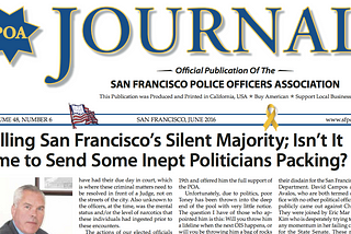 My Open Letter to SF Police Officer Association President, Martin Halloran: The Intimidation and…