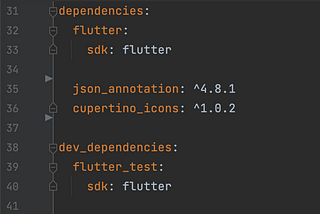 Flutter: Generate to/from JSON (Model)