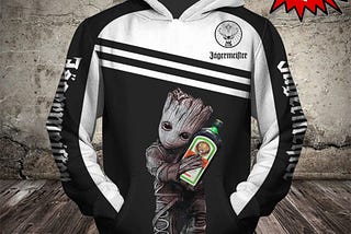 [AUTHETIC] Groot Jagermeister 3d hoodie