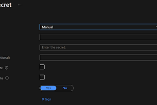 Azure Key Vault — Generate New Secret