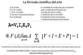 La fórmula del Arte