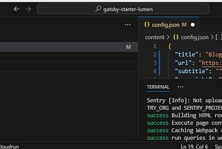 Create a static website on google cloud with Gatsby and host it on a custom subdomain on…