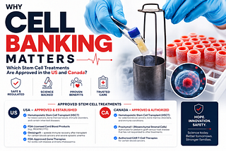 Why Cell Banking Matters: Which Stem Cell Treatments are approved in California and Canada?