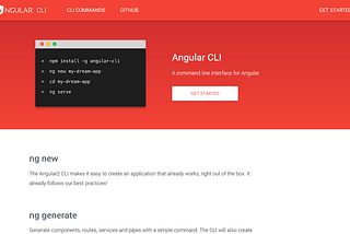 Primeros pasos con Angular-CLI