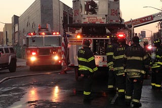 Photo Essay: Early Morning Fire in Bushwick