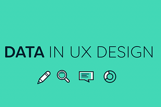 Cover Image, Data in UX Design