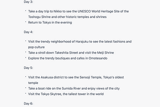 Can ChatGPT Act as a Tour Guide? This AI Generated Tokyo Itinerary Shows it Can (with Some Caveats)