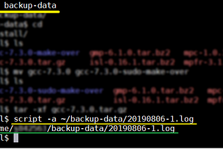 [Linux] 將終端機（Terminal）的內容輸出成 log 檔