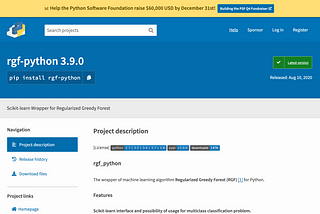 Super easy Python stock price forecasting(using Regularized Greedy Forest) Machine learning