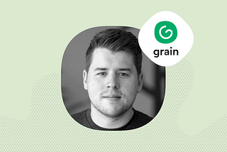 Remote founder stand-up with Jake Adams, the Co-founder at Grain