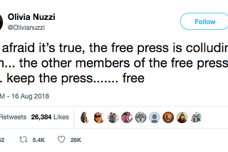 Senators unanimously affirm “the press is not the enemy of the people”