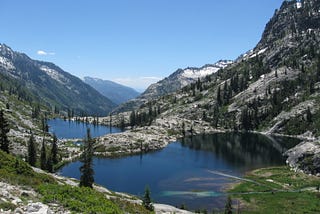 A picture of Canyon Creek Lakes in the Trinity Alps Wilderness