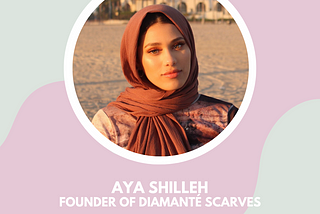 MWP Spotlight — Aya Shilleh, Founder of Diamante Scarves