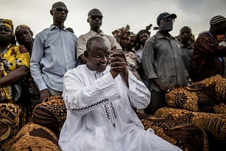 WE MEAN BUSINESS MR. PRESIDENT-ELECT ADAMA BARROW