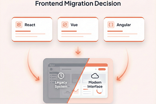 React vs Vue vs Angular comparison for legacy system migration in 2026
