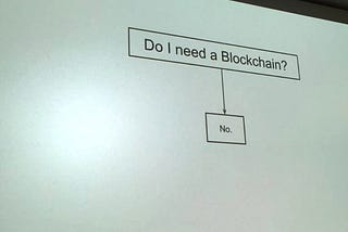 L’impasse blockchain