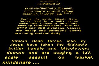 2MR. Bitcoin Wars: The Cash Conflict
