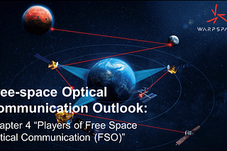 Free-space Optical 
 Communication Outlook Chapter 4 「Players in free-space communication (FSO)」