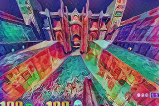 Real-Time Neural Style Transfer in Quake3