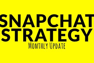 April 2016 on Snapchat Strategy