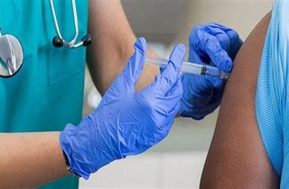 Vaccination being given