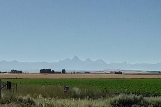 Grand Tetons From a Distance