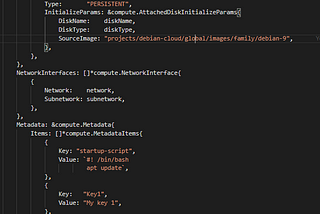 Using Golang to create a Compute Engine Instance in GCP