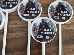 B&W Collection Storm Trooper Lollipops (32mm)